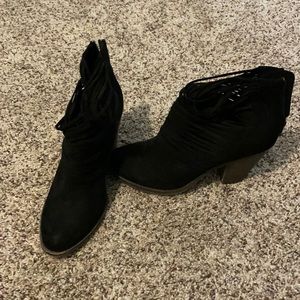 Black ankle boots